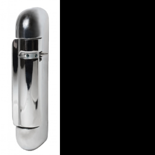 Hinge, Edgemount, Adjustable Spring, Heavy Duty, Chrome Plated