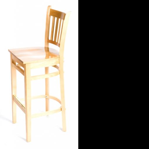 Solid Wood Verticalback Barstool