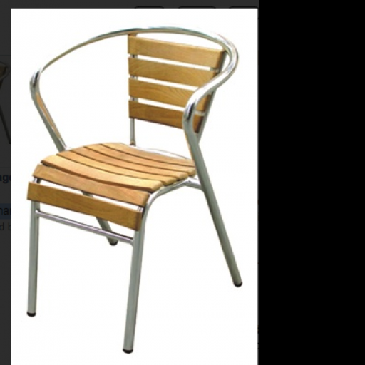 Aluminum Outdoor Bistro Chair