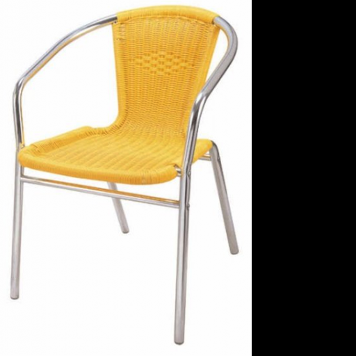 Woven Rattan Outdoor Bistro Chair Cabris