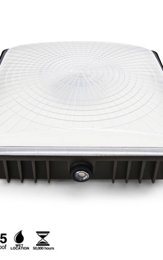 Square Surface Mounted LED 60W Ceiling Light Canopy